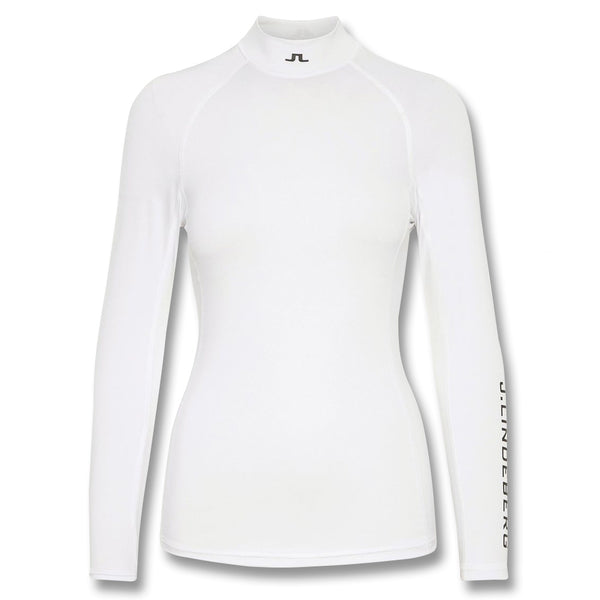 J.Lindeberg Asa Soft Compression Slim Fit Golf Baselayer White - 23 Women
