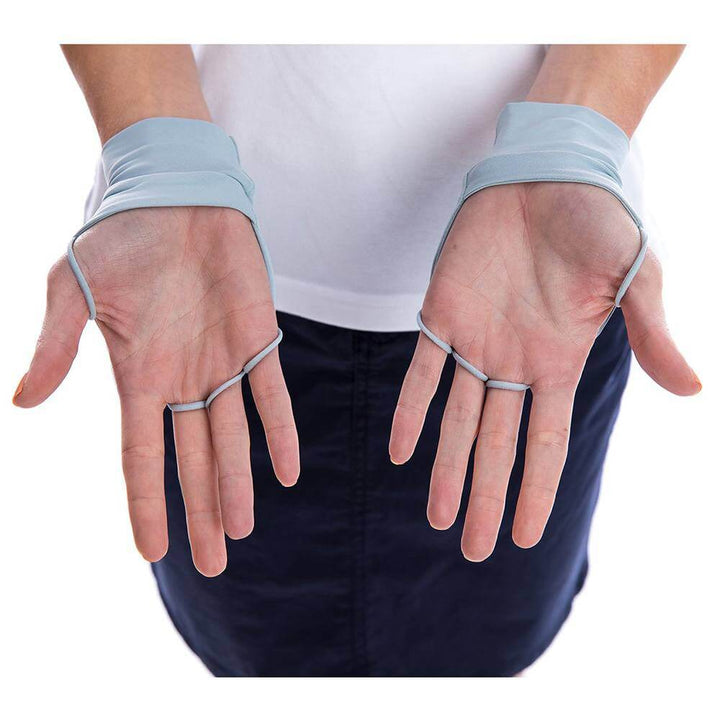 SParms Sun Protect+ UV/Sun Protection Cooling Golf Glove (1 Pair) Unisex Gray - 19 Women