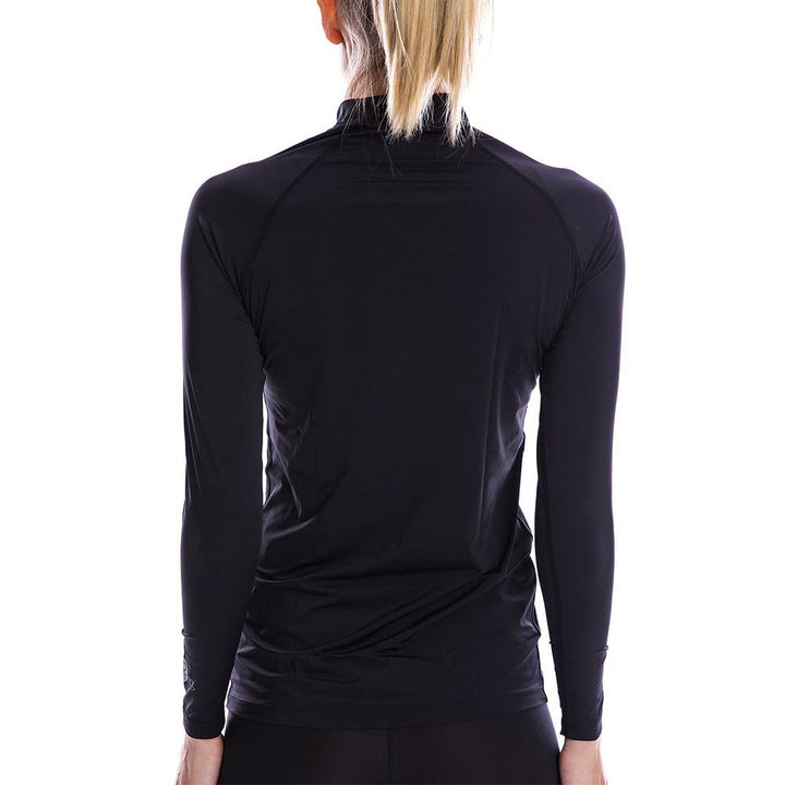 SParms Sun Protect+ UV/Sun Protection High Neck Golf Mock Black - SS19 Women