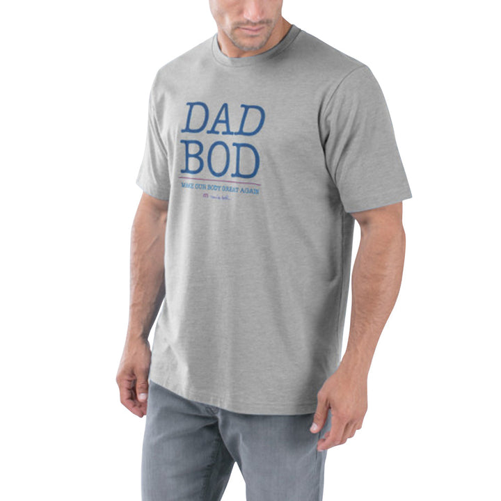 TravisMathew Dad BOD Golf T-Shirt Heather Gray - SS20 Men
