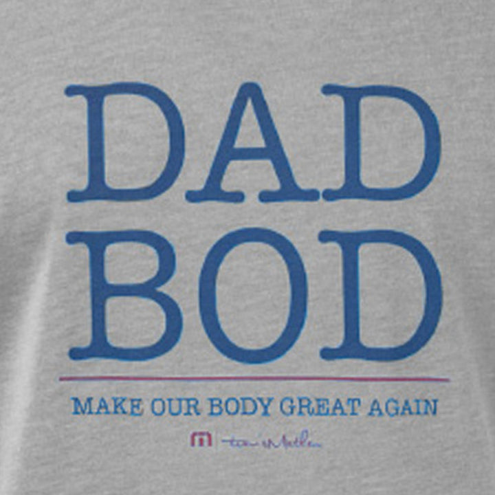 TravisMathew Dad BOD Golf T-Shirt Heather Gray - SS20 Men