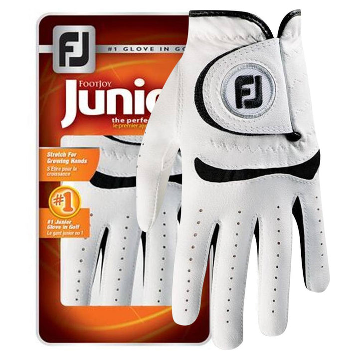 FootJoy Junior Golf Glove White - 23 Boys