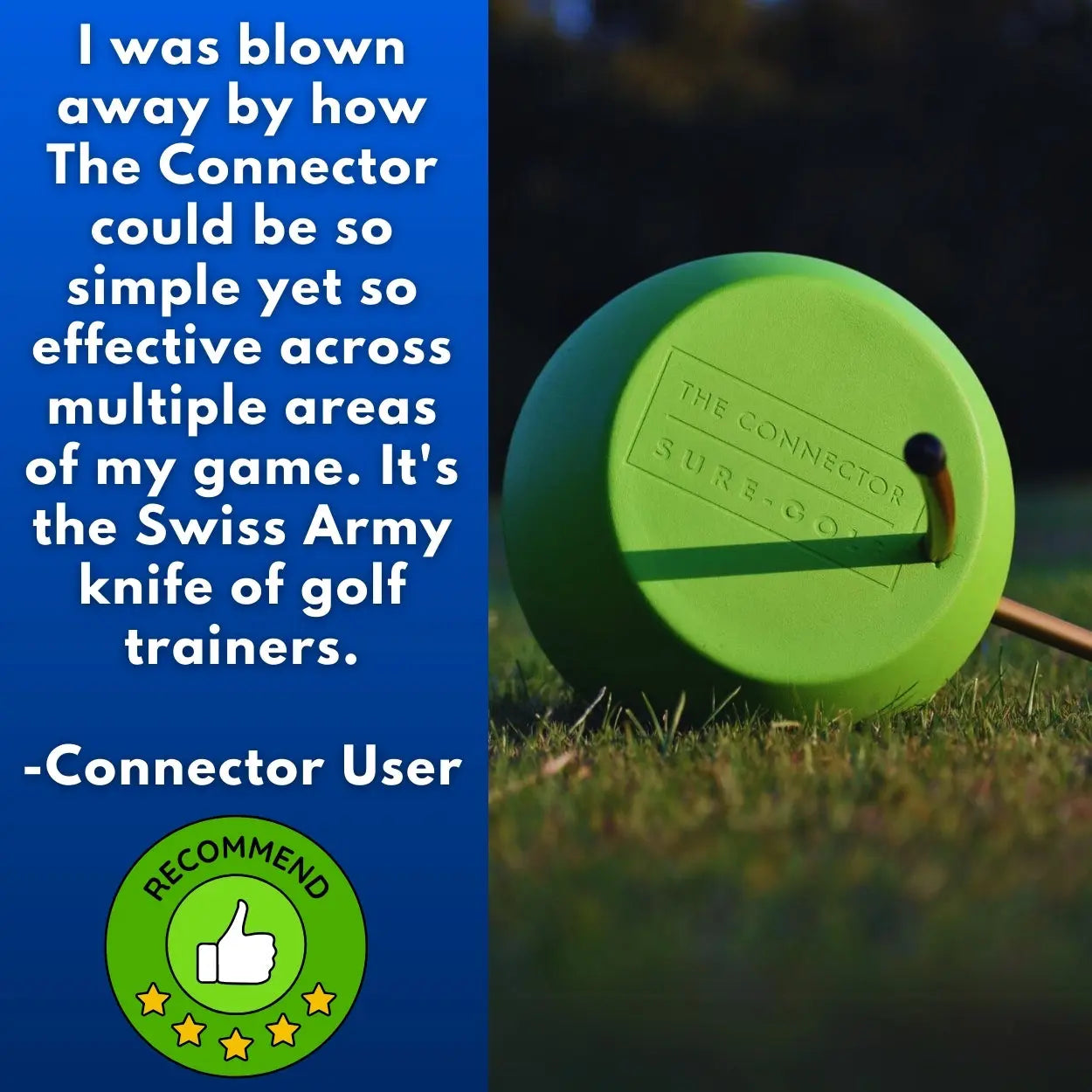 Golf Training Aid The Connector