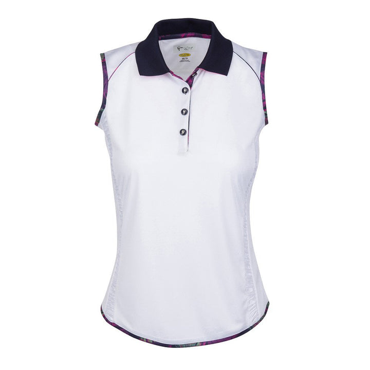 Greg Norman ML75 Marina Golf Polo Previous Season White - SS18 Women