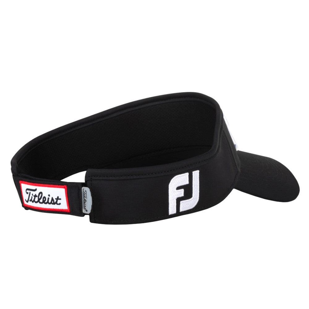 Titleist Tour Performance Staff Collection Golf Visor Black/White - 23 Men