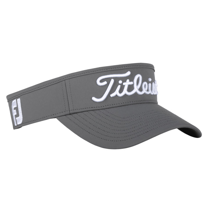 Titleist Tour Performance Staff Collection Golf Visor Charcoal/White - 23 Men