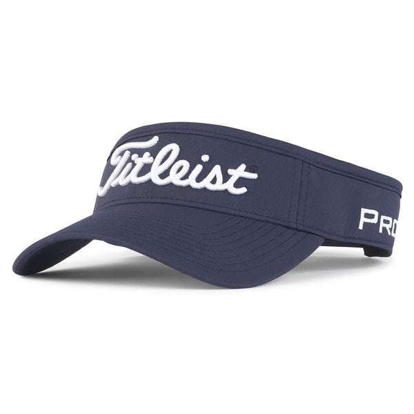 Titleist Tour Performance Staff Collection Golf Visor Navy/White - 23 Men