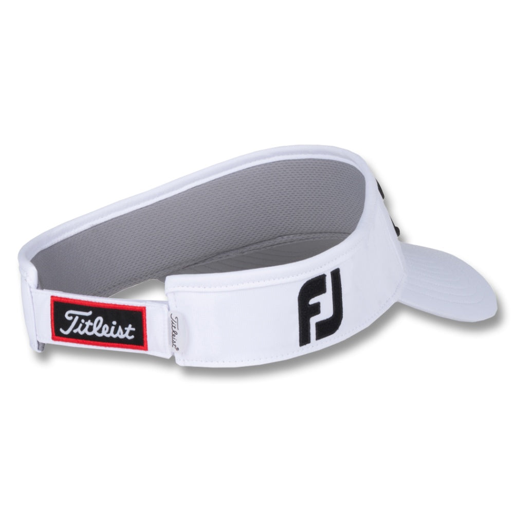Titleist Tour Performance Staff Collection Golf Visor White/Black - 23 Men