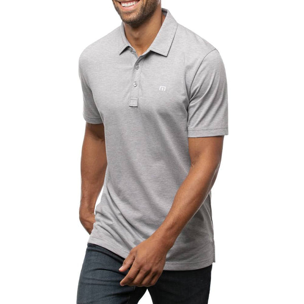 TravisMathew The Zinna Golf Polo Heather Gray - SS21 Men