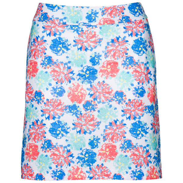 Greg Norman Peony Pull On Knit Golf Skort Coral Sunrise - SS19 Women