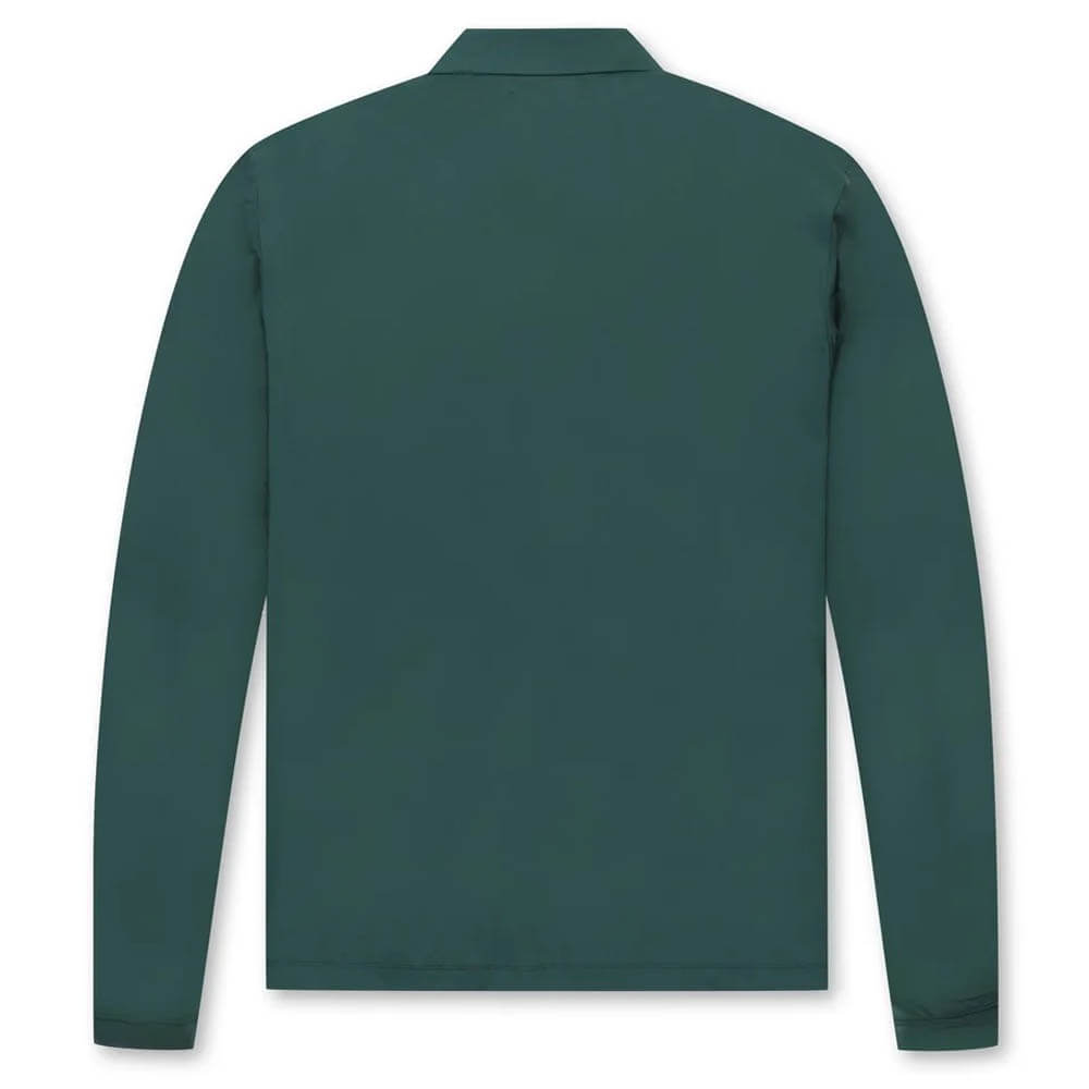 WAAC Cool Touch Longsleeve Golf Polo Green - SP25 Men
