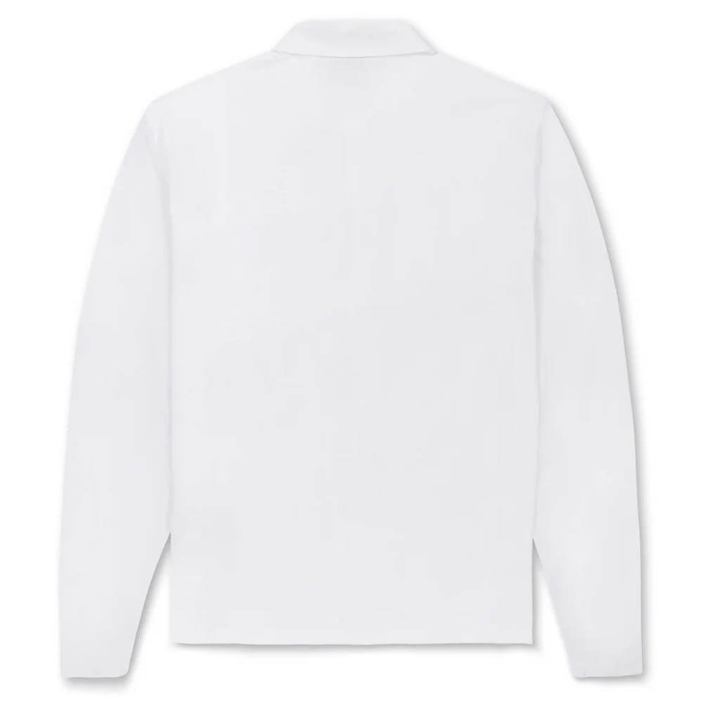 WAAC Cool Touch Longsleeve Golf Polo White - SP25 Men