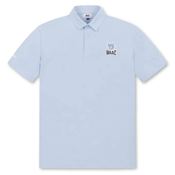 WAAC Essential Pique Golf Polo Light Blue - SP25 Men