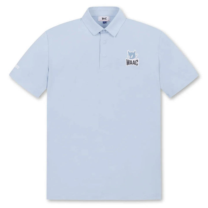 WAAC Essential Pique Golf Polo Light Blue - SP25 Men