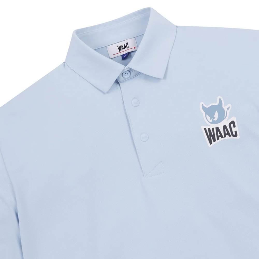 WAAC Essential Pique Golf Polo Light Blue - SP25 Men