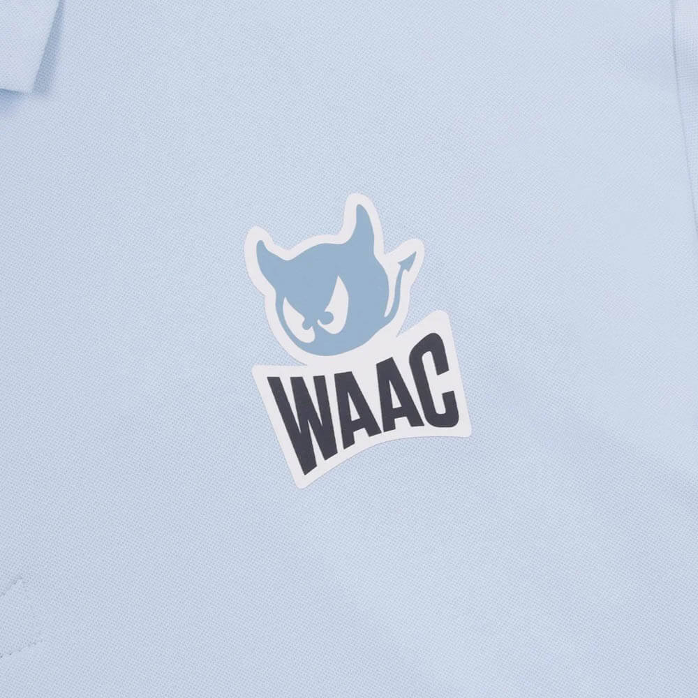 WAAC Essential Pique Golf Polo Light Blue - SP25 Men