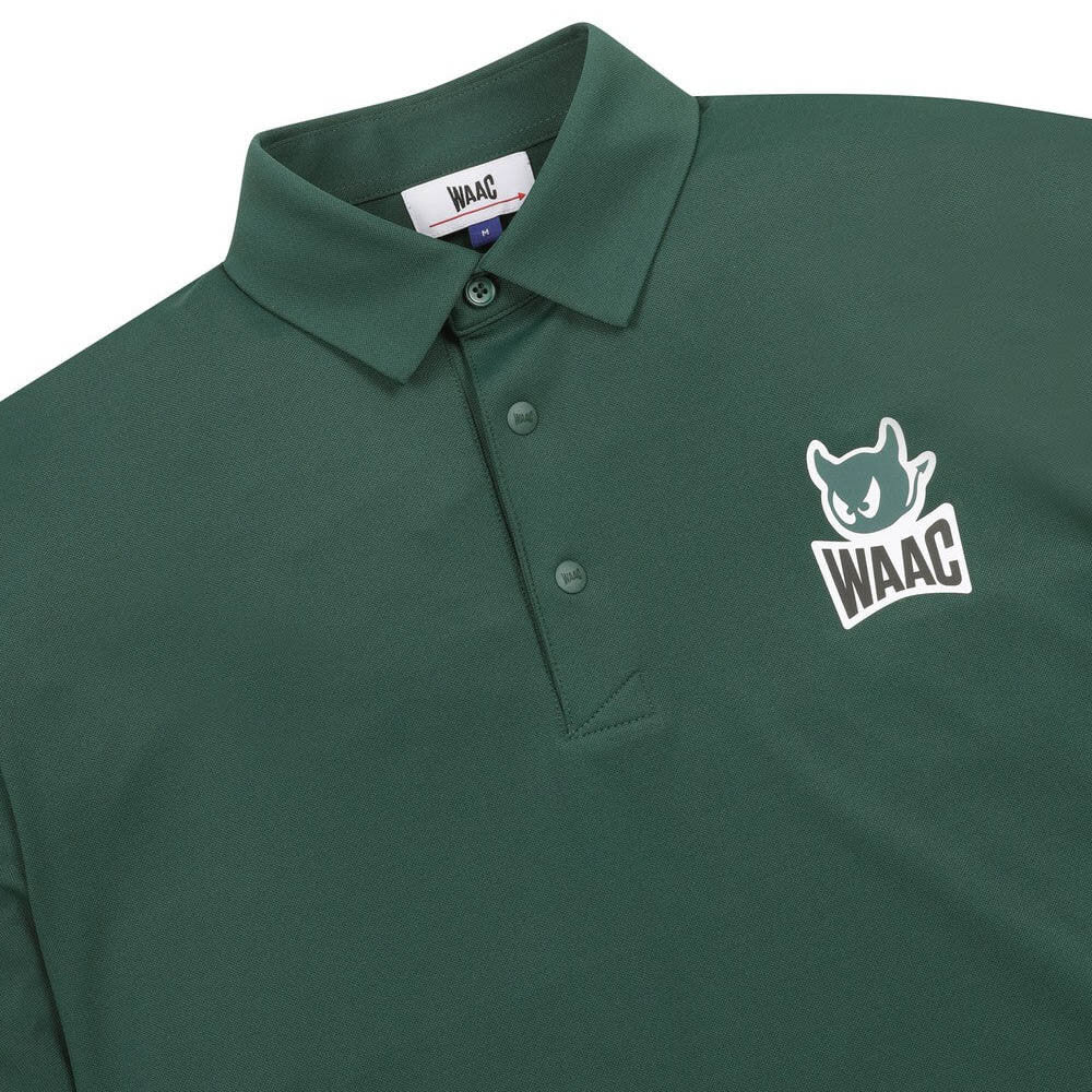WAAC Essential Pique Golf Polo Green - SP25 Men