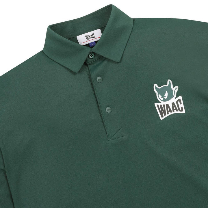 WAAC Essential Pique Golf Polo Green - SP25 Men