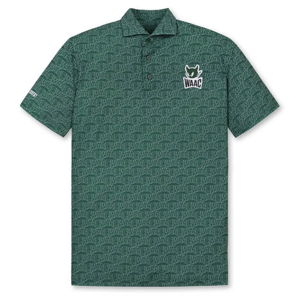 WAAC Wave Golf Polo Green - SP25 Men