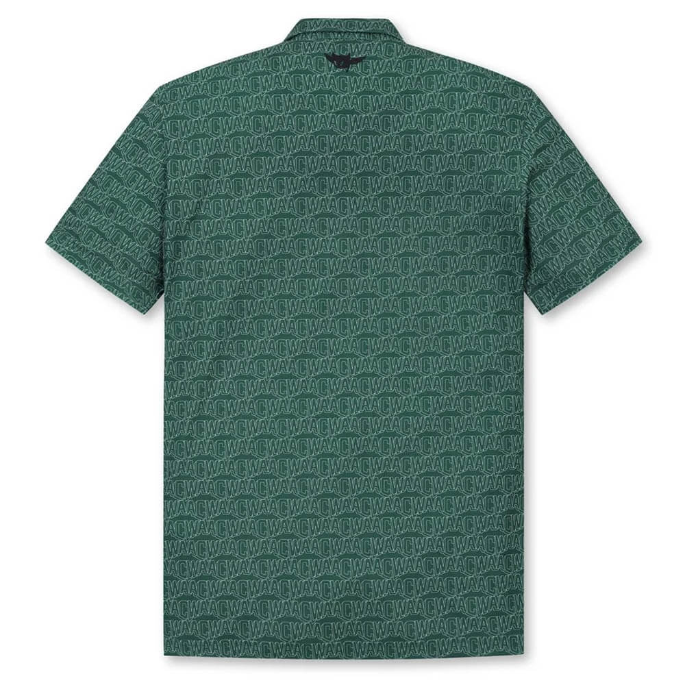 WAAC Wave Golf Polo Green - SP25 Men