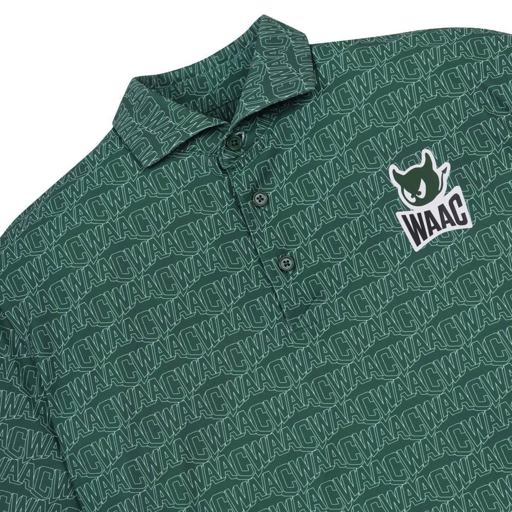 WAAC Wave Golf Polo Green - SP25 Men