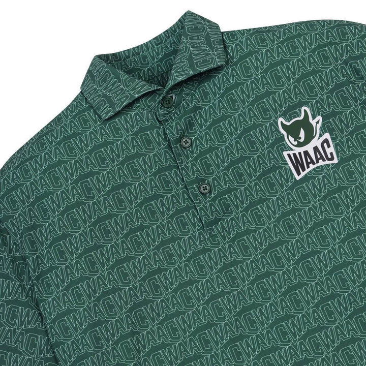 WAAC Wave Golf Polo Green - SP25 Men