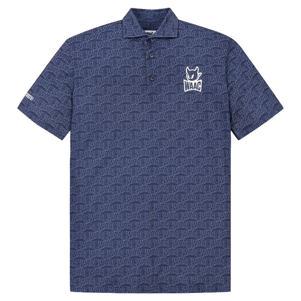 WAAC Wave Golf Polo Navy  - SP25 Men