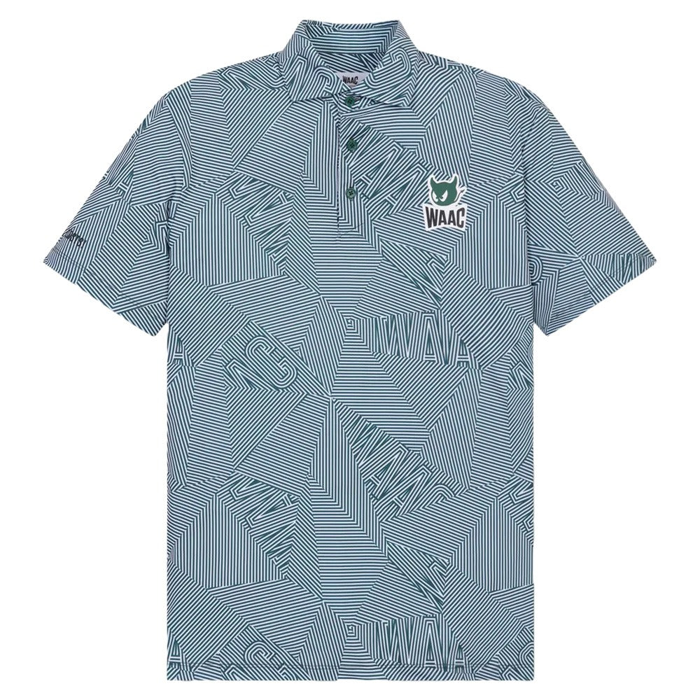 WAAC Maze Golf Polo Green - SP25 Men