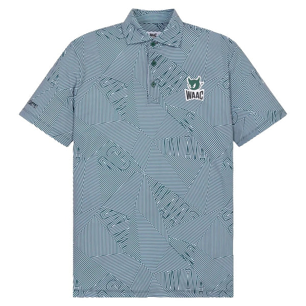 WAAC Maze Golf Polo Green - SP25 Men