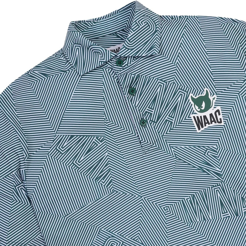 WAAC Maze Golf Polo Green - SP25 Men