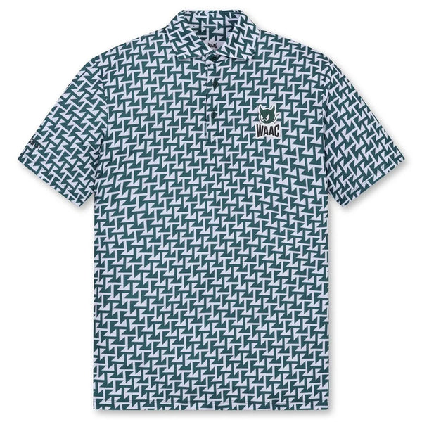 WAAC Arrow Trap Golf Polo Green - SP25 Men