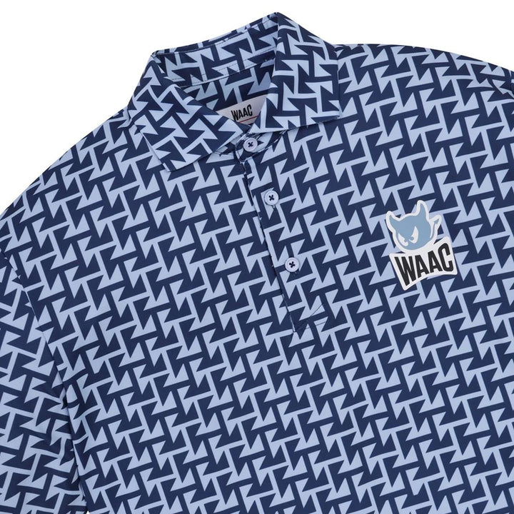 WAAC Arrow Trap Golf Polo Navy - SP25 Men