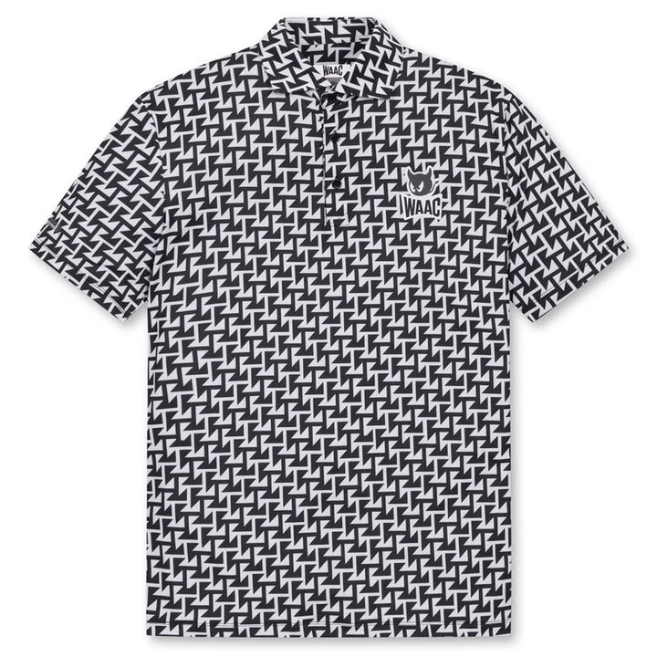 WAAC Arrow Trap Golf Polo Black - SP25 Men