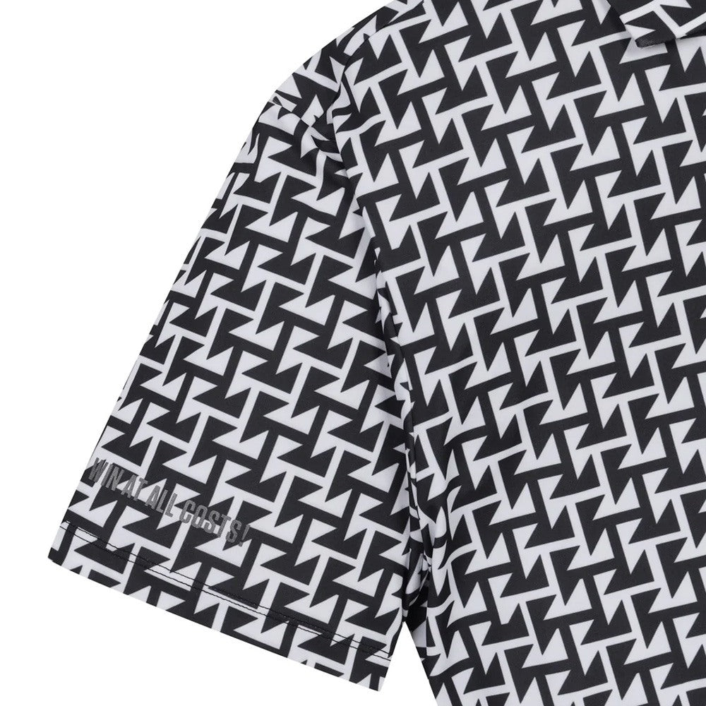 WAAC Arrow Trap Golf Polo Black - SP25 Men