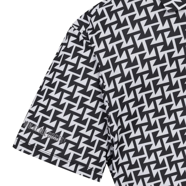 WAAC Arrow Trap Golf Polo Black - SP25 Men