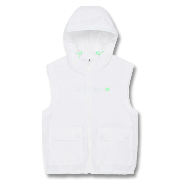 WAAC Zip-Up Hoodie Golf Vest White - SP25 Women