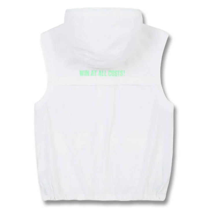 WAAC Zip-Up Hoodie Golf Vest White - SP25 Women