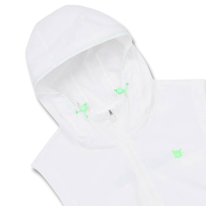 WAAC Zip-Up Hoodie Golf Vest White - SP25 Women