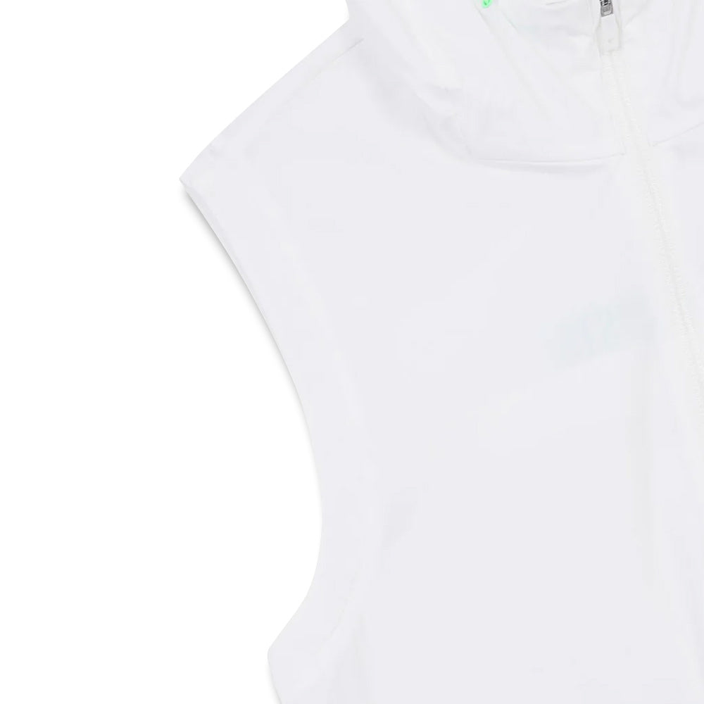 WAAC Zip-Up Hoodie Golf Vest White - SP25 Women – Golfio
