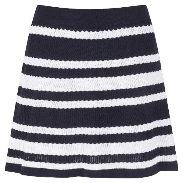 WAAC Multi Stripes Knit Golf Skort Navy - SP25 Women