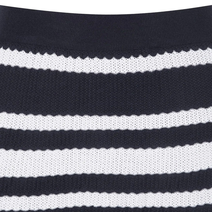 WAAC Multi Stripes Knit Golf Skort Navy - SP25 Women