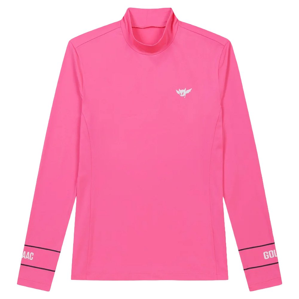 WAAC Jersey Longsleeve Golf Mock Hot Pink - SP25 Women
