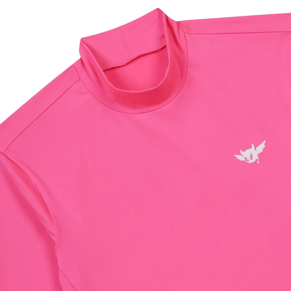 WAAC Jersey Longsleeve Golf Mock Hot Pink - SP25 Women