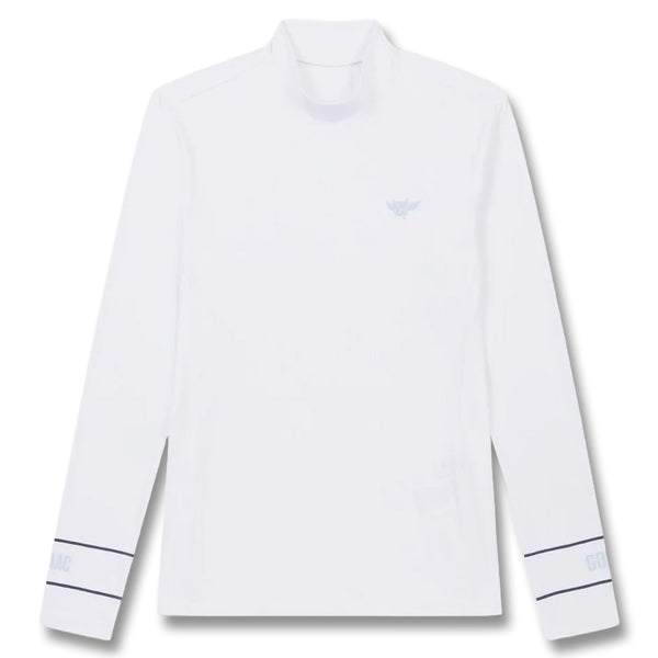 WAAC Jersey Longsleeve Golf Mock White - SP25 Women
