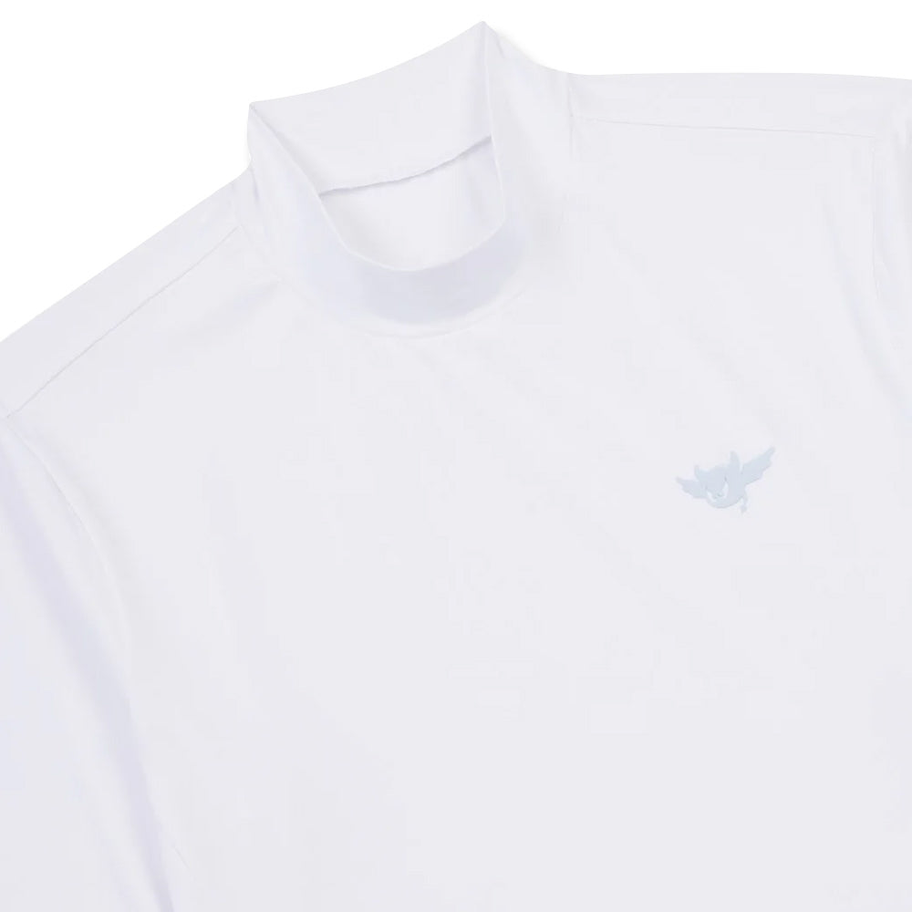 WAAC Jersey Longsleeve Golf Mock White - SP25 Women