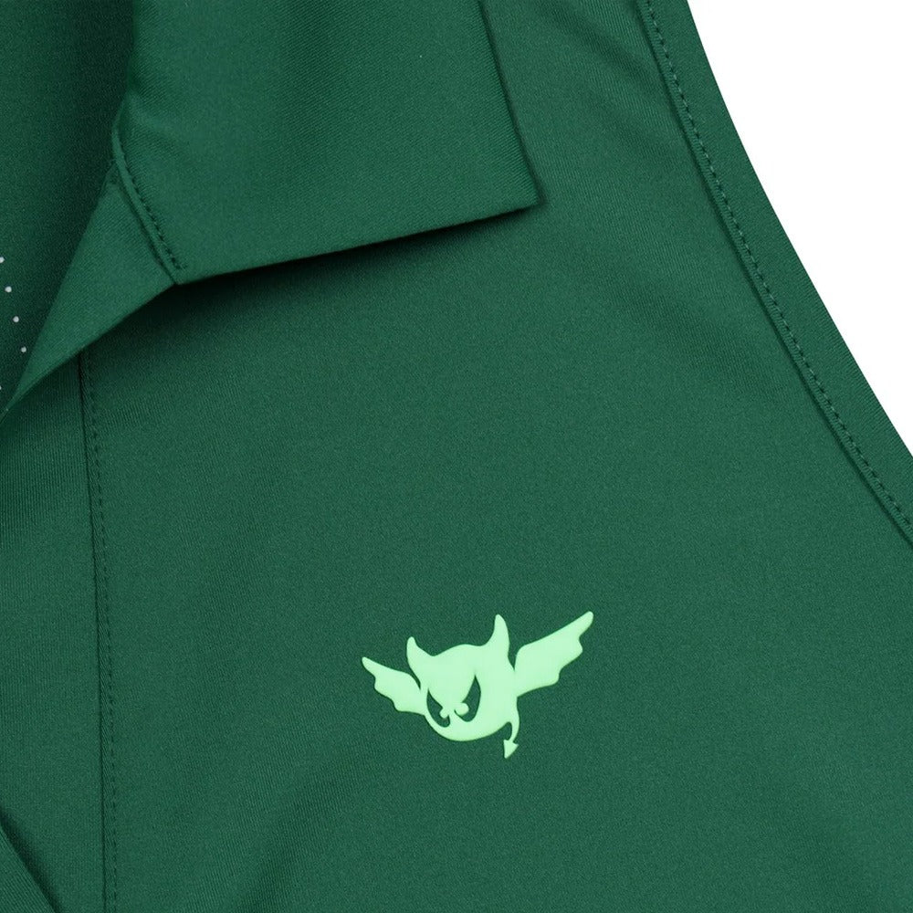 WAAC Micro Mesh Sleeveless Golf Polo Green - SP25 Women