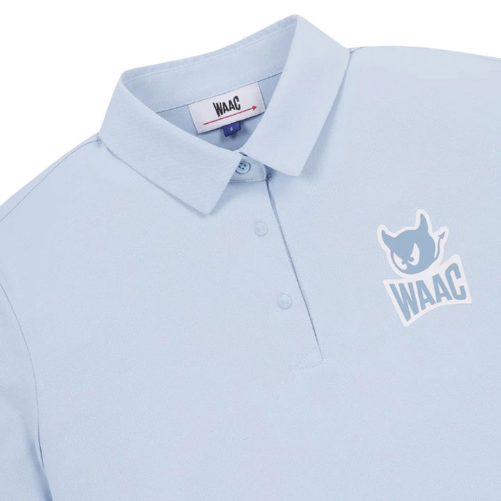 WAAC Essential Pique Golf Polo Light Blue - SP25 Women