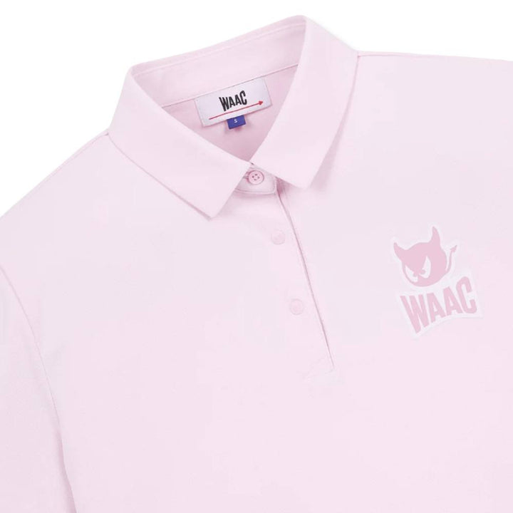 WAAC Essential Pique Golf Polo Light Pink - SP25 Women