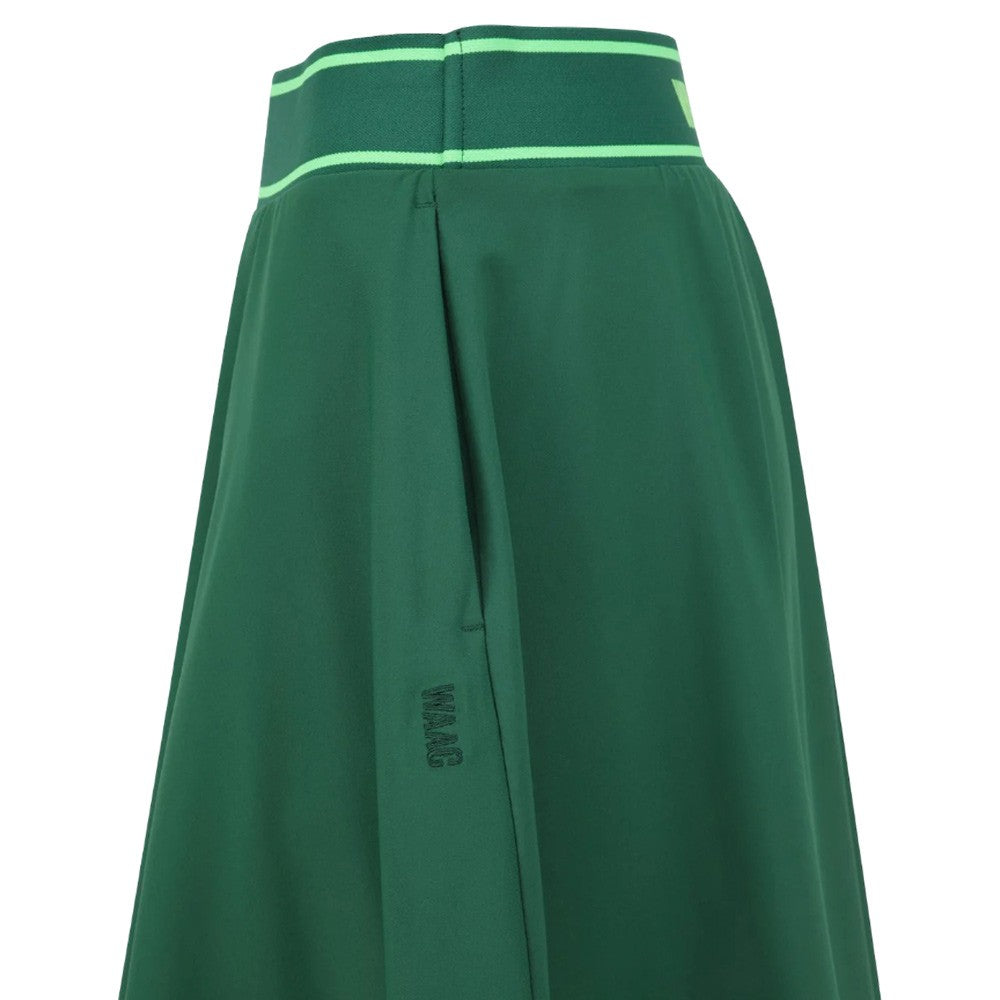 WAAC Jersey Flare Golf Skort Green - SP25 Women