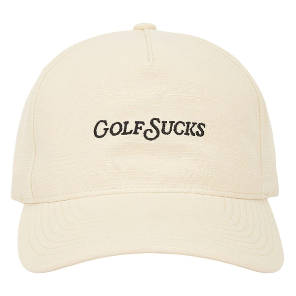 TravisMathew Sucks Snapback Golf Cap Italian Sand - SS25 Men